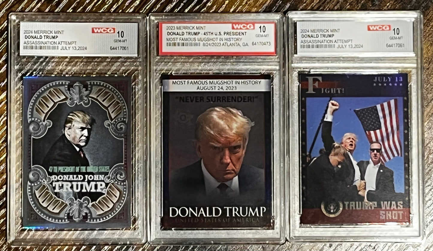 Trump Collector's Card Set (3 Cards)