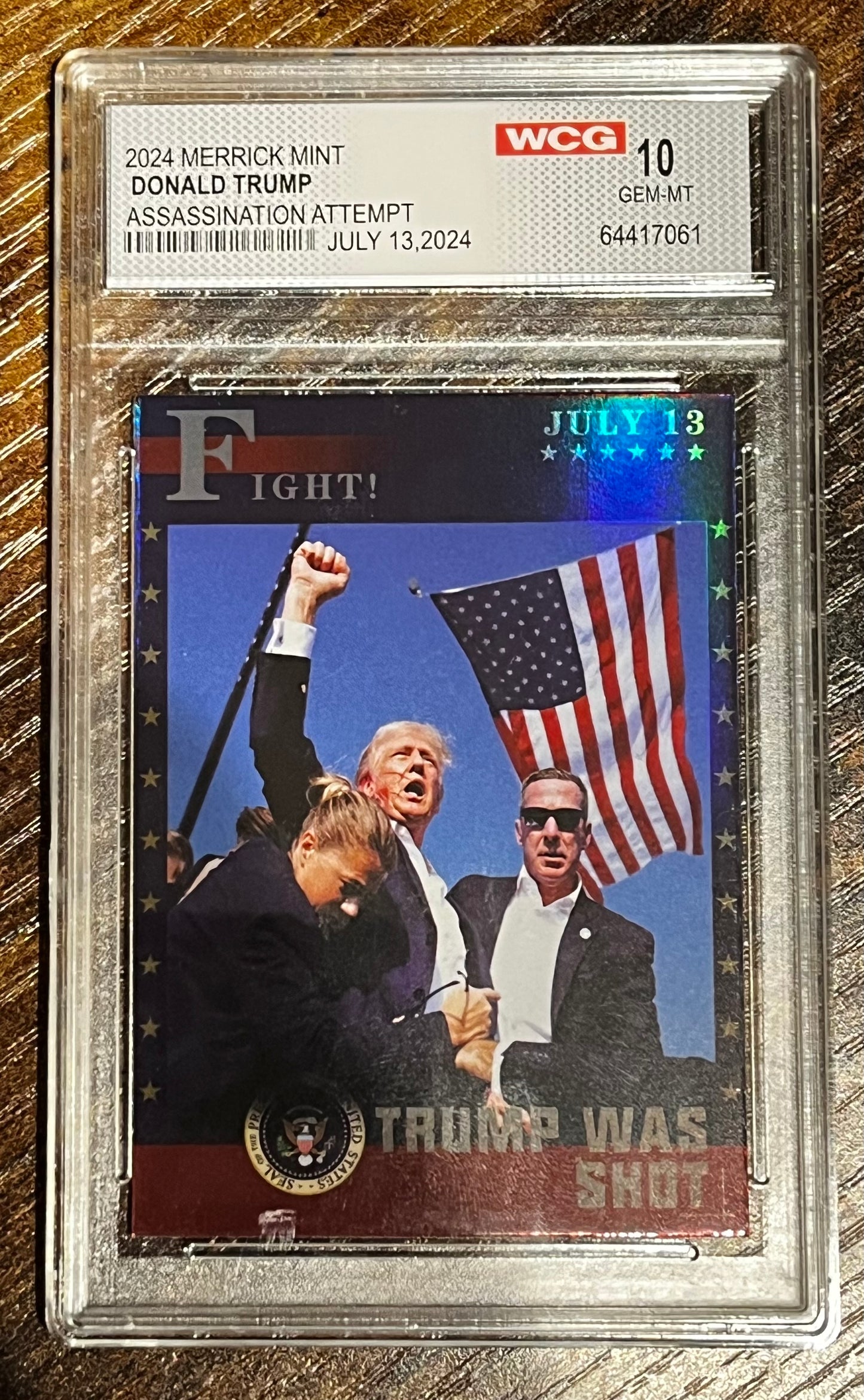 Fight Donald Trump Collector's Card